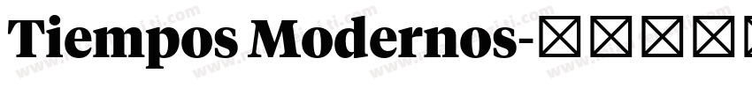 Tiempos Modernos字体转换